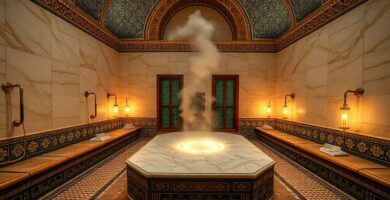 baño de vapor turco